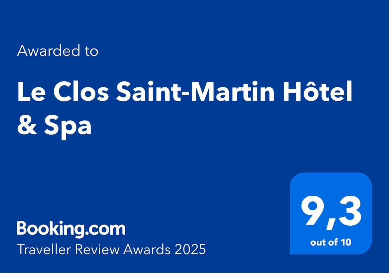 Le Clos Saint-Martin Hotel & Spa Zewnętrze zdjęcie